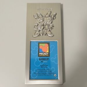 Disney Mickey Unlimited Pewter Silver Minnie & Daisy Girlfriends VTG Photo Frame